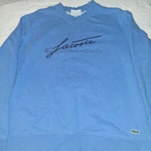 Lacoste Men's Sky Blue Crewneck Sweater
